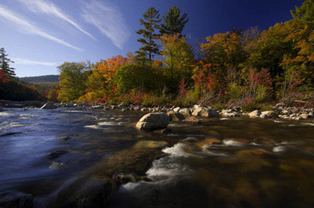 Swift River in autumn